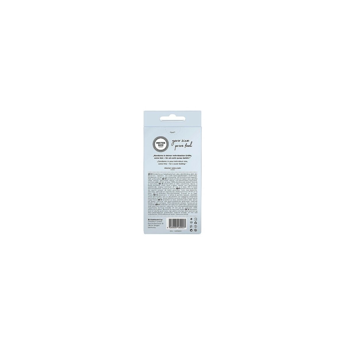 Prezervative Mister Size Pure Feel Extra Thin Foarte bine